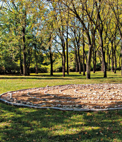 harmony healthcare the peace place a beautiful outdoor space located.