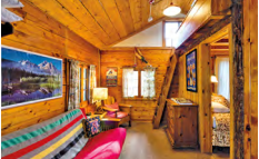 avalance ranch located in Carbondale, Colorado. This 36-acre Ranch offers plenty of privacy for 13 cozy log cabins, a 1-bedroom loft apartment and a 3-bedroom ranch house