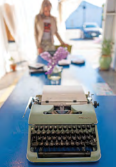 antique typewriter at TypOsphere StL is located at 2308