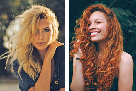 Women with beautiful hair who were styled by Suzzane Spurgeon at Studio Branca