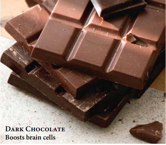 dark chocolate can boost braincells